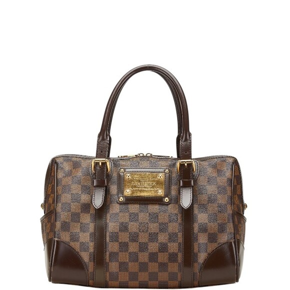 LOUIS VUITTON Brown Damier Leather Bag - Picture 1 of 14